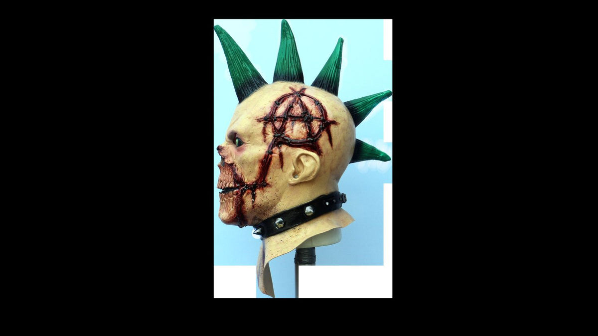 Máscara Billy Punk Ghoulish - Disfraz de Látex para Halloween y Día de Muertos