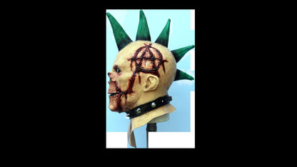 Máscara Billy Punk Ghoulish - Disfraz de Látex para Halloween y Día de Muertos