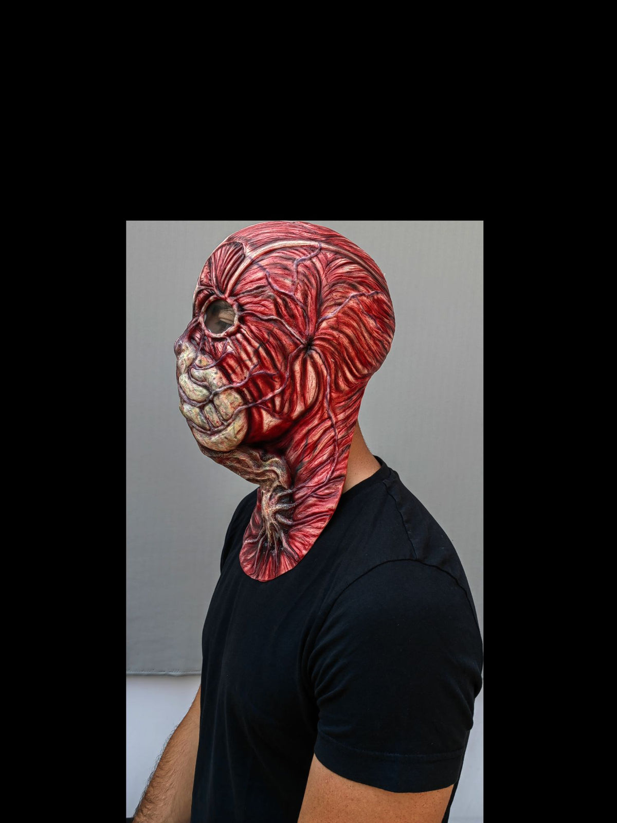 Máscara Biomecánico Gas Criatura Ghoulish - Disfraz de Látex para Halloween y Día de Muertos