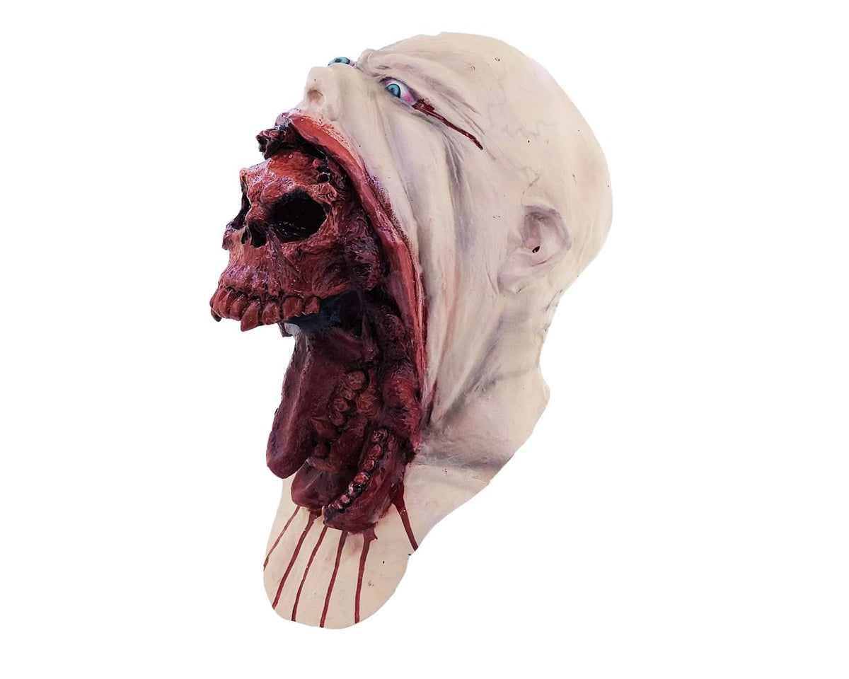 Máscara Blurp Charlie Ghoulish - Disfraz de Látex para Halloween y Día de Muertos