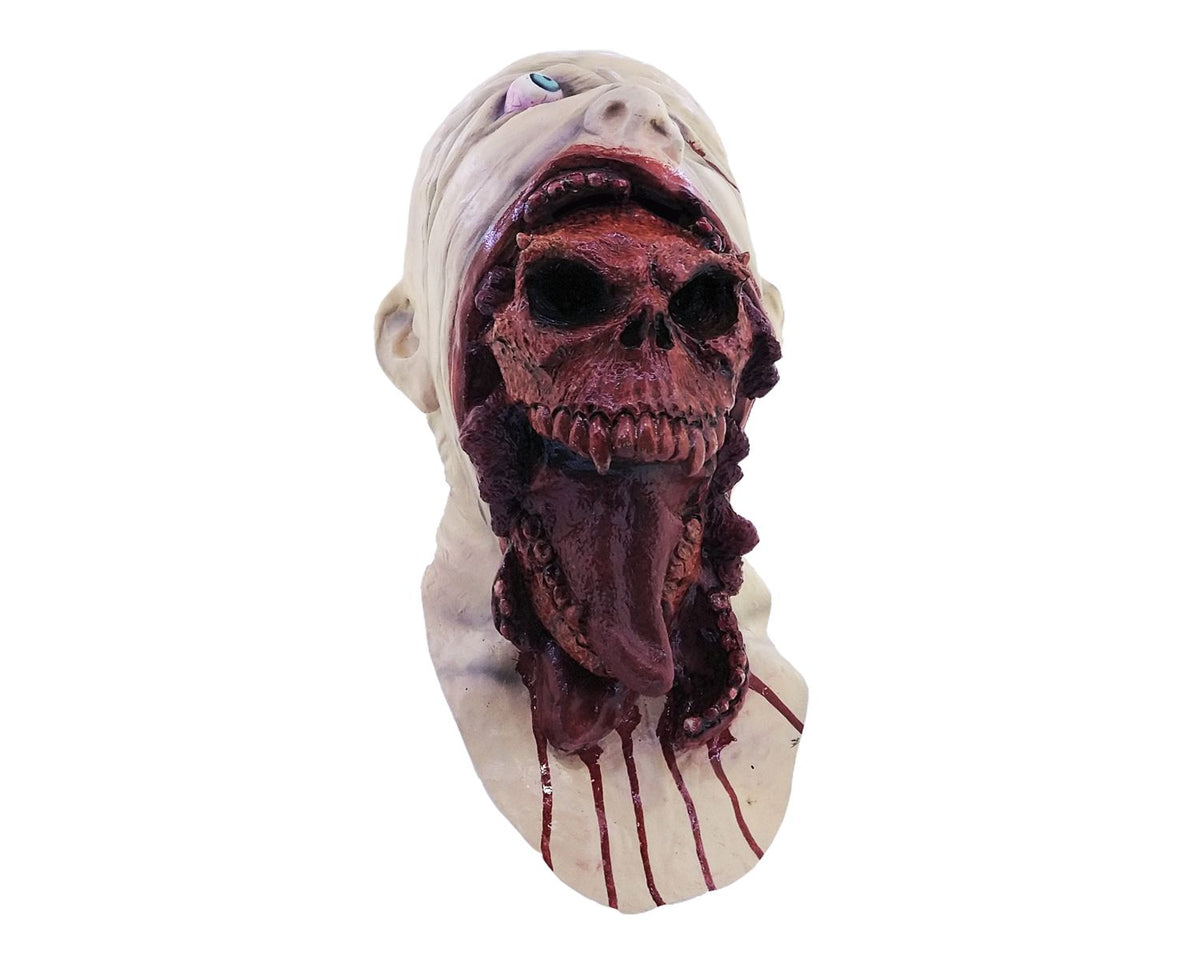 Máscara Blurp Charlie Ghoulish - Disfraz de Látex para Halloween y Día de Muertos