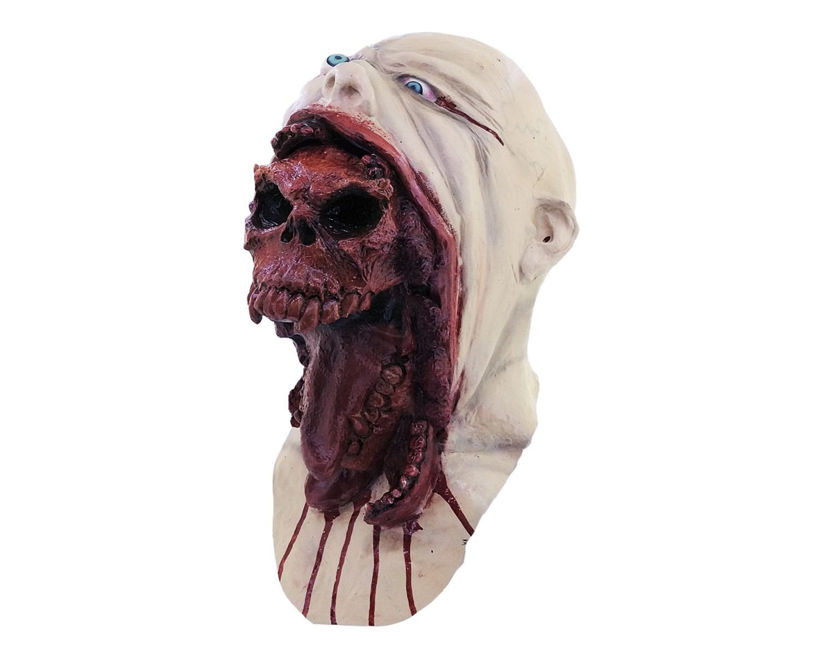 Máscara Blurp Charlie Ghoulish - Disfraz de Látex para Halloween y Día de Muertos