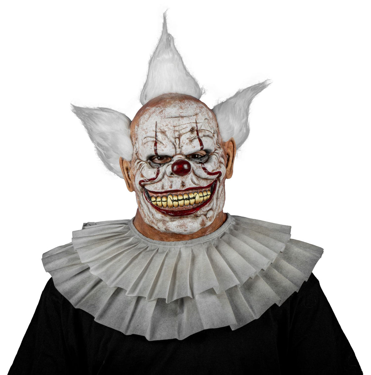 Máscara Bufón Payaso Pege - Disfraz de Látex, Peluche, Dubetina para Halloween y Día de Muertos