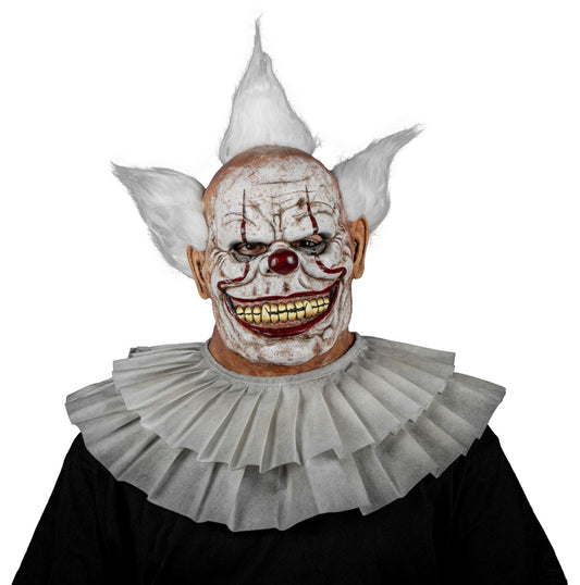 Máscara Bufón Payaso Pege - Disfraz de Látex, Peluche, Dubetina para Halloween y Día de Muertos