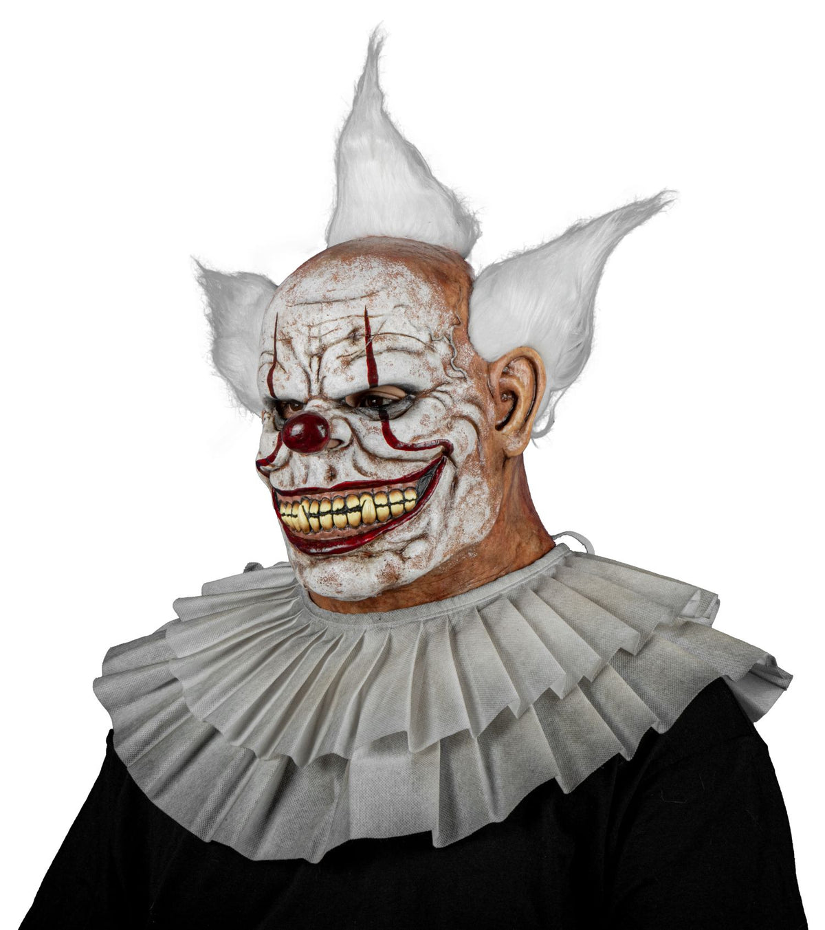 Máscara Bufón Payaso Pege - Disfraz de Látex, Peluche, Dubetina para Halloween y Día de Muertos