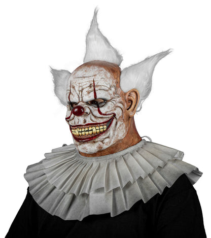 Máscara Bufón Payaso Pege - Disfraz de Látex, Peluche, Dubetina para Halloween y Día de Muertos
