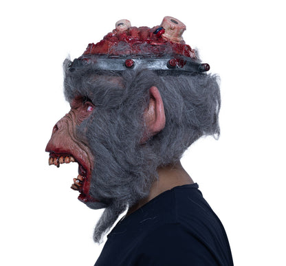 Máscara C.P 082 Laboratorio Mono Ghoulish - Disfraz de Látex, Pelox para Halloween y Día de Muertos