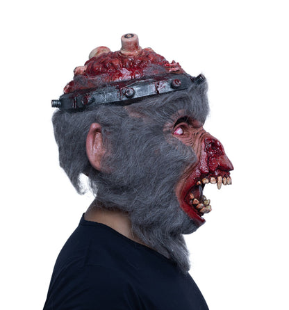 Máscara C.P 082 Laboratorio Mono Ghoulish - Disfraz de Látex, Pelox para Halloween y Día de Muertos