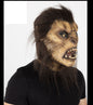 Máscara Café Wolfman Ghoulish - Disfraz de Látex, Kanekalon para Halloween y Día de Muertos