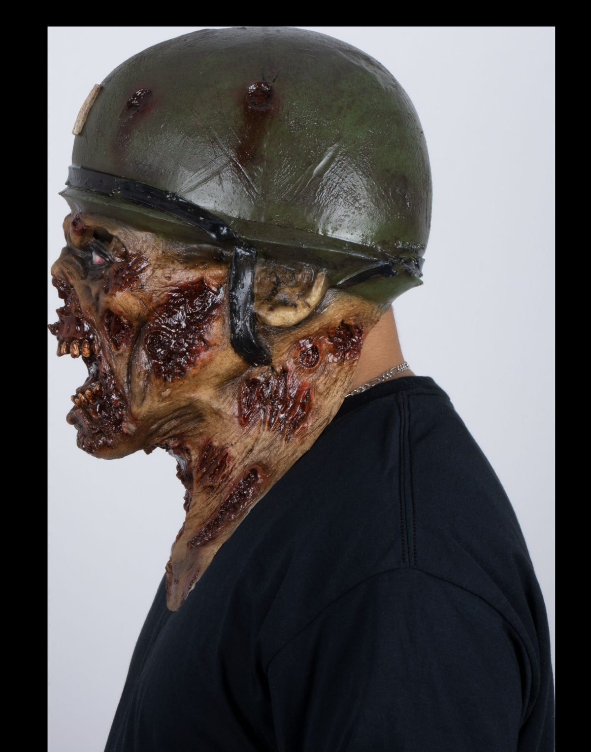 Máscara Capitán Lester Ghoulish - Disfraz de Látex para Halloween y Día de Muertos