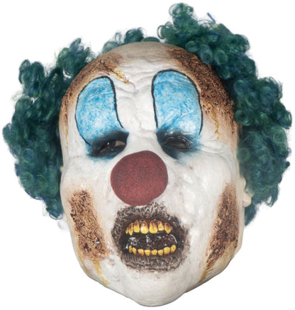 Máscara Crispy Ghoulish - Disfraz de Látex, Multifilamento rizo para Halloween y Día de Muertos