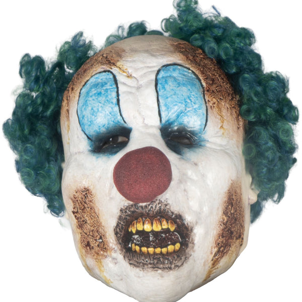 Máscara Crispy Ghoulish - Disfraz de Látex, Multifilamento rizo para Halloween y Día de Muertos