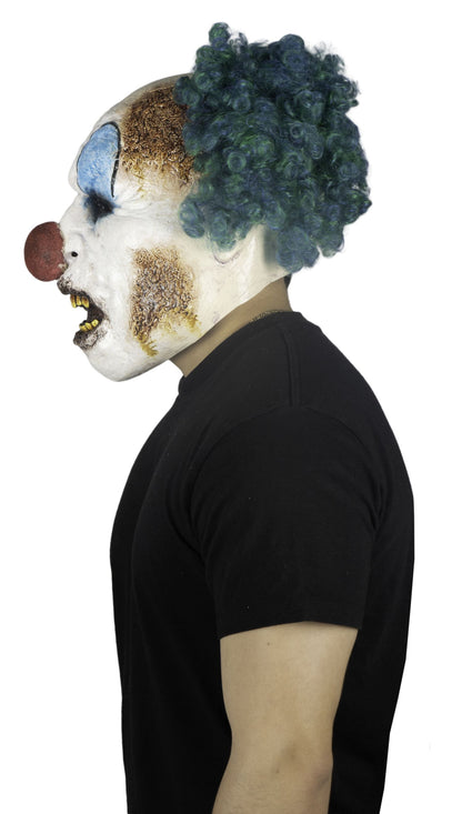 Máscara Crispy Ghoulish - Disfraz de Látex, Multifilamento rizo para Halloween y Día de Muertos