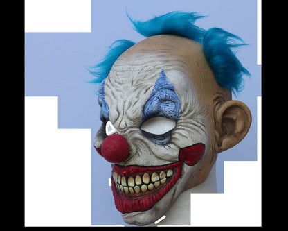 Máscara Dammy Payaso Jr. Ghoulish - Disfraz de Látex, Peluche para Halloween y Día de Muertos