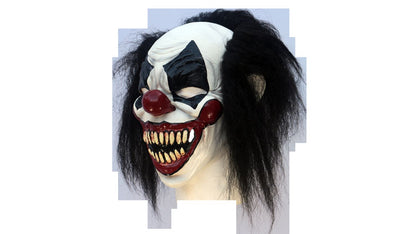 Máscara Darky Payaso Ghoulish - Disfraz de Látex, Kanekalon para Halloween y Día de Muertos