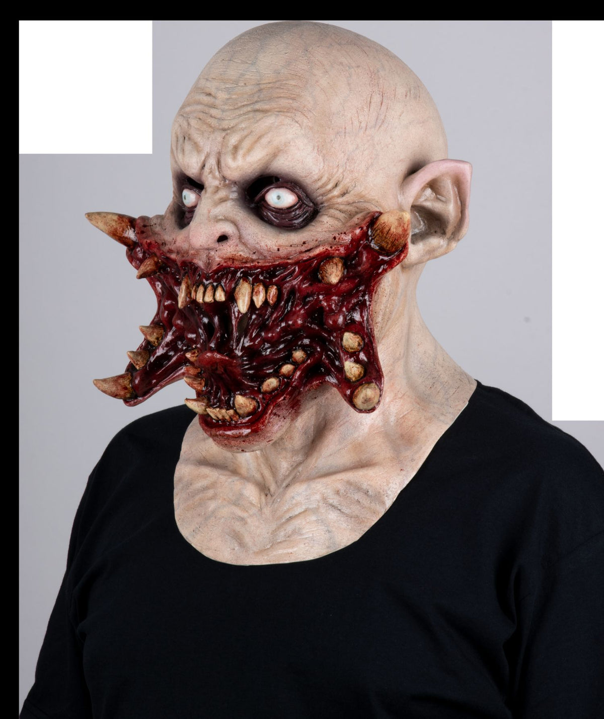 Máscara Depredador Vampiro Ghoulish - Disfraz de Látex para Halloween y Día de Muertos