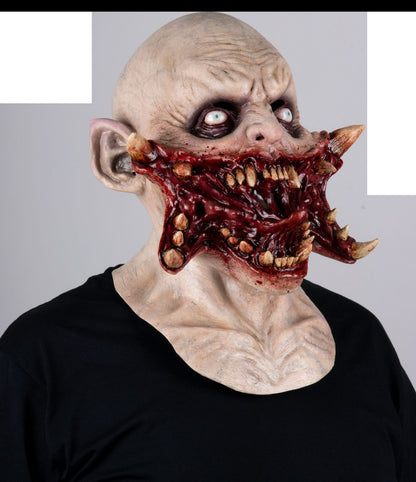 Máscara Depredador Vampiro Ghoulish - Disfraz de Látex para Halloween y Día de Muertos
