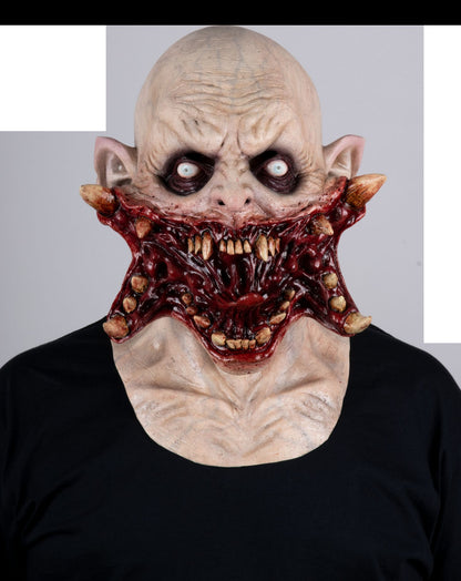 Máscara Depredador Vampiro Ghoulish - Disfraz de Látex para Halloween y Día de Muertos