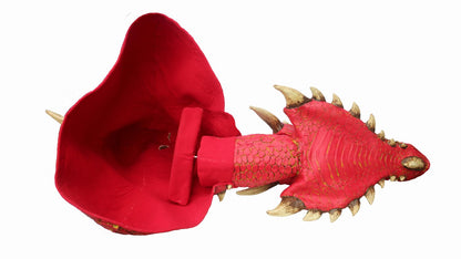 Máscara Ember Rojo Dragón Ghoulish - Disfraz de Látex para Halloween y Día de Muertos