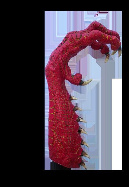 Máscara Ember Rojo Dragón Ghoulish - Disfraz de Látex para Halloween y Día de Muertos