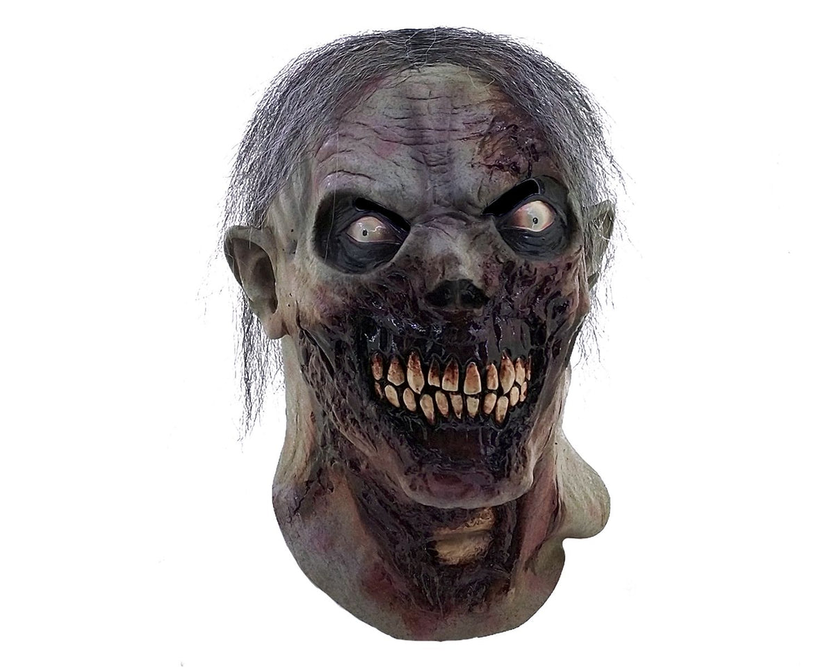 Máscara Furioso Caminante Ghoulish - Disfraz de Látex, Kanekalon para Halloween y Día de Muertos