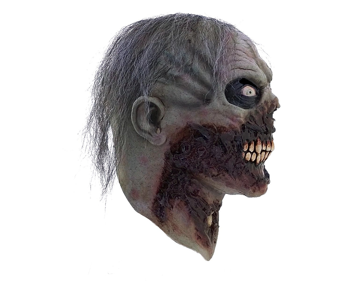 Máscara Furioso Caminante Ghoulish - Disfraz de Látex, Kanekalon para Halloween y Día de Muertos