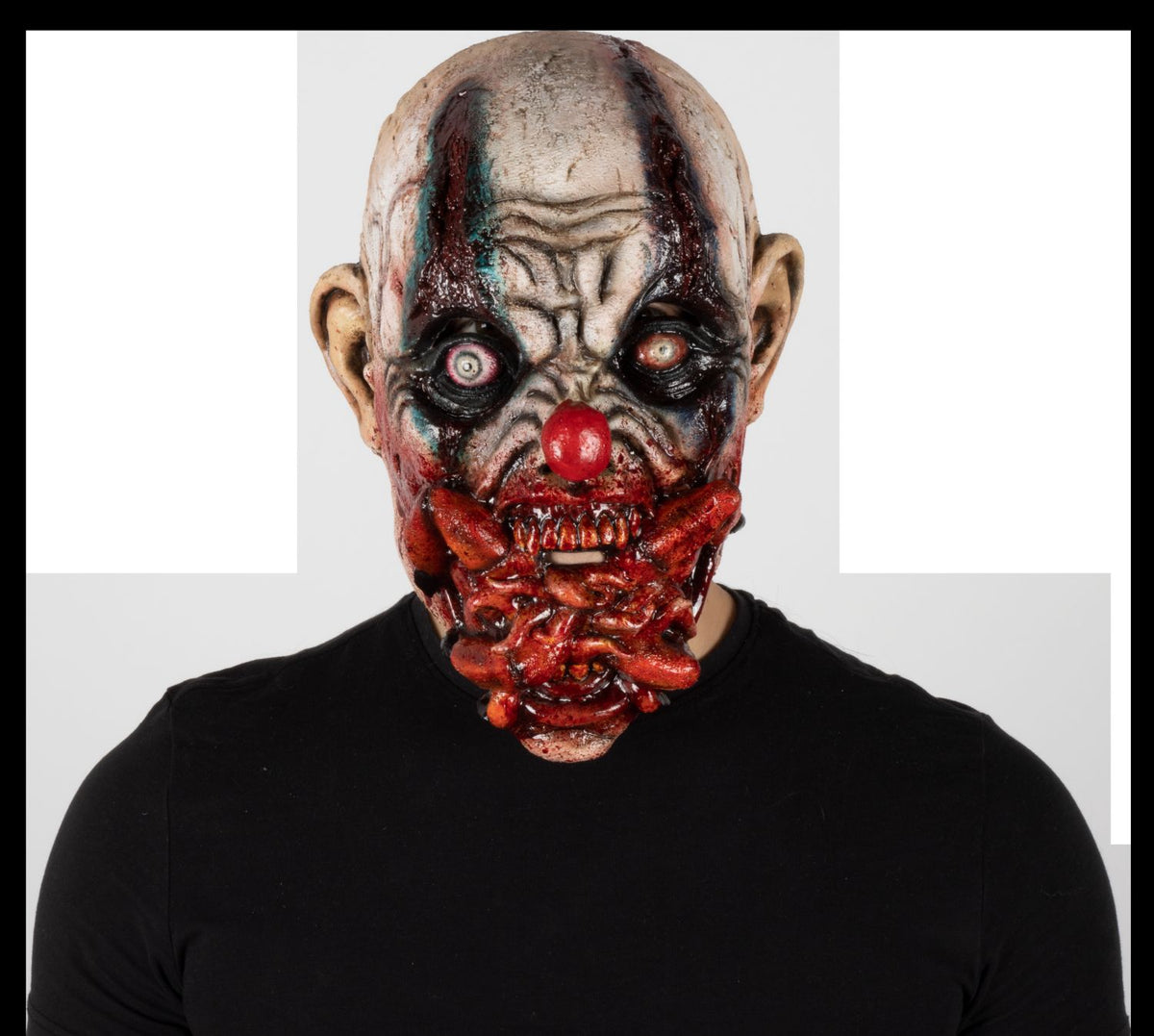 Máscara Glotón Payaso Ghoulish - Disfraz de Látex para Halloween y Día de Muertos