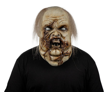 Máscara Glotón Zombi Ghoulish - Disfraz de Látex, Kanekalon para Halloween y Día de Muertos