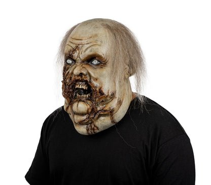 Máscara Glotón Zombi Ghoulish - Disfraz de Látex, Kanekalon para Halloween y Día de Muertos