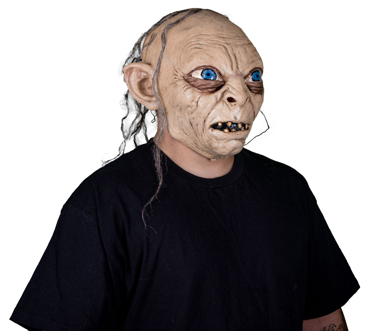 Máscara Gollum Pege - Disfraz de Látex para Halloween y Día de Muertos