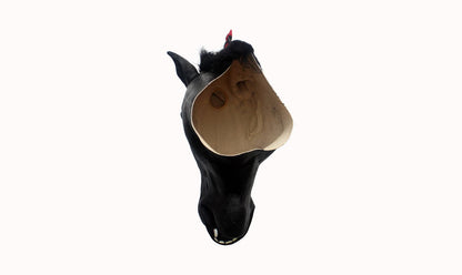 Máscara Gothic Unicornio Ghoulish - Disfraz de Látex, Peluche para Halloween y Día de Muertos