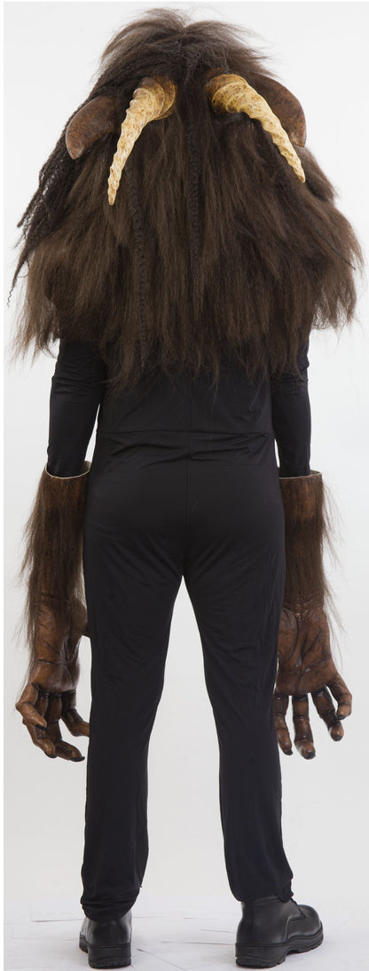 Máscara Gruñendo Hombre lobo Ghoulish - Disfraz de Látex, Kanekalon para Halloween y Día de Muertos