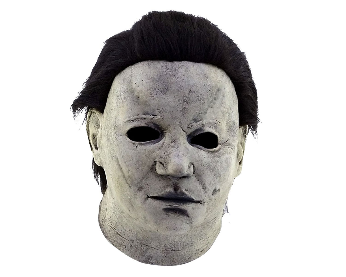 Máscara Halloween 6 Deluxe Máscara Pege - Disfraz de Látex, Peluche para Halloween y Día de Muertos