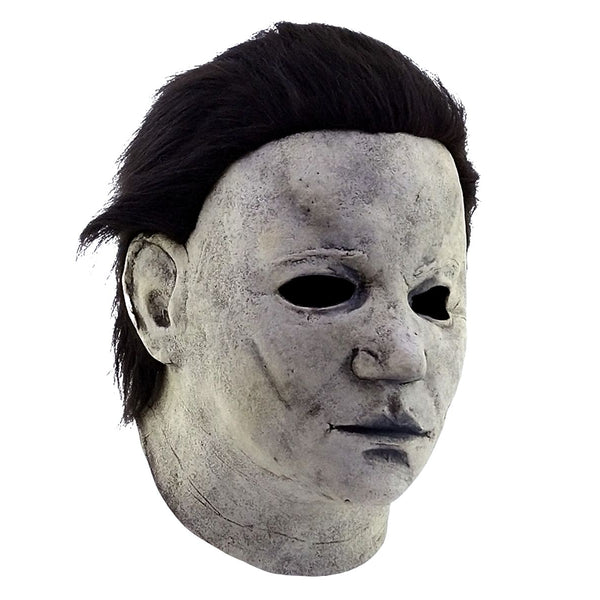 Máscara Halloween 6 Deluxe Máscara Pege - Disfraz de Látex, Peluche para Halloween y Día de Muertos