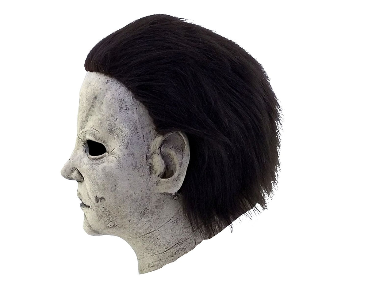 Máscara Halloween 6 Deluxe Máscara Pege - Disfraz de Látex, Peluche para Halloween y Día de Muertos