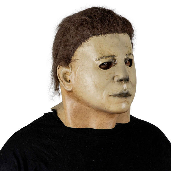 Máscara Halloween II - Michael Myers V2 Pege - Disfraz de Látex, Pelox para Halloween y Día de Muertos