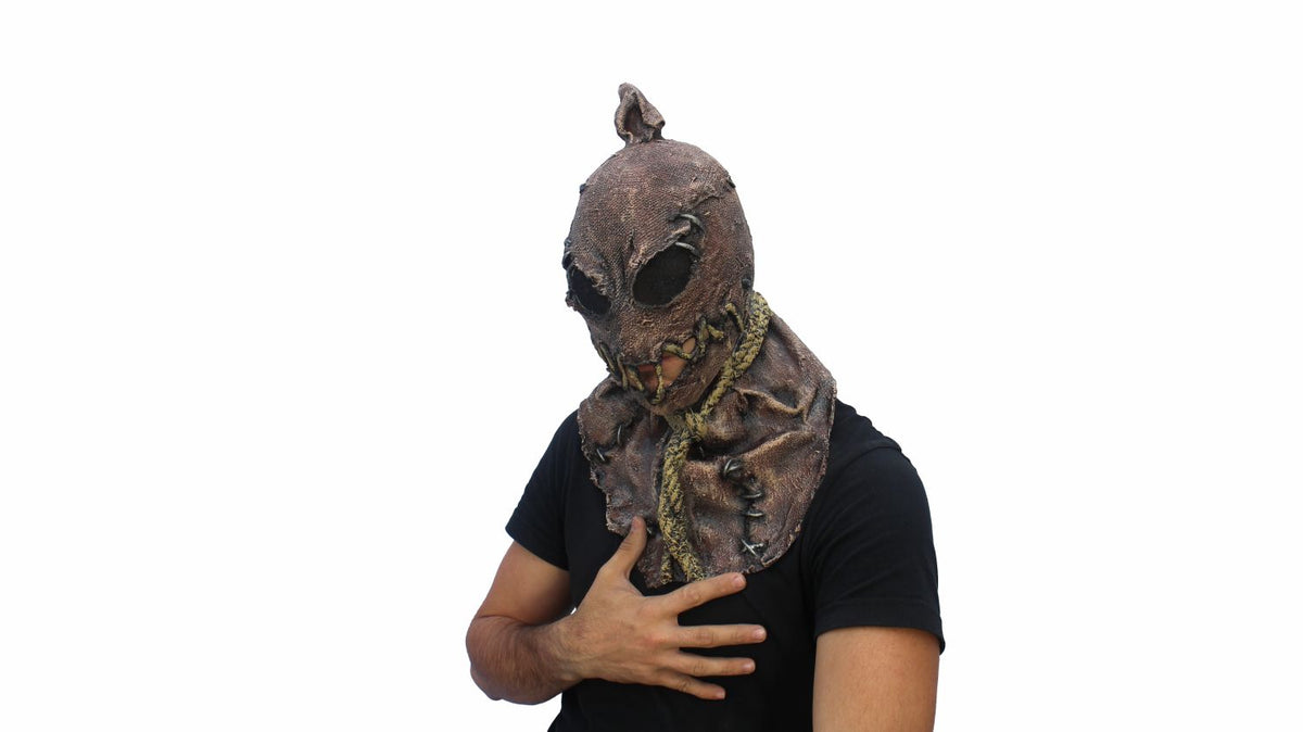 Máscara Horror Campos Ghoulish - Disfraz de Látex, Yute para Halloween y Día de Muertos