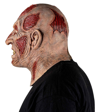 Máscara Illusive Concepts 93 Freddy Pege - Disfraz de Látex para Halloween y Día de Muertos
