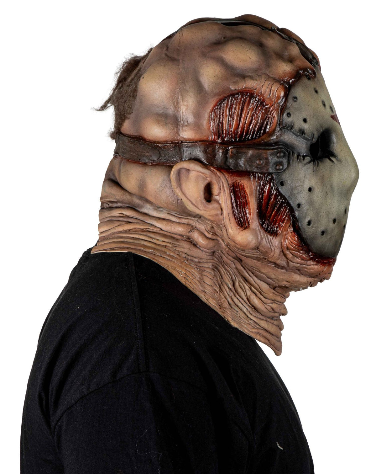 Máscara Illusive Concepts 93 Jason Pege - Disfraz de Látex para Halloween y Día de Muertos