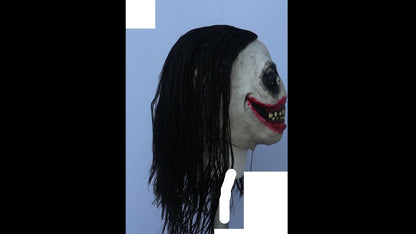Máscara J. Asesino Jr Ghoulish - Disfraz de Látex, Multifilamento lacio para Halloween y Día de Muertos