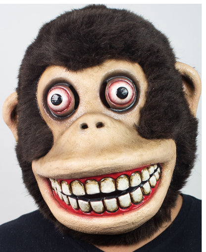 Máscara J. Chimpancé Ghoulish - Disfraz de Látex, Peluche para Halloween y Día de Muertos