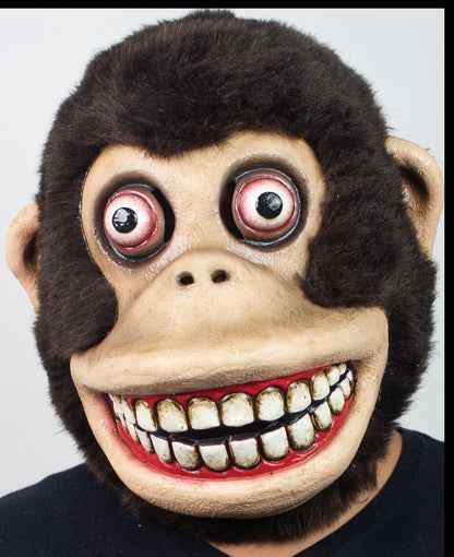 Máscara J. Chimpancé Ghoulish - Disfraz de Látex, Peluche para Halloween y Día de Muertos