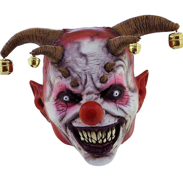 Máscara Jingle Jangle Ghoulish - Disfraz de Látex, Fierro (cascabeles) para Halloween y Día de Muertos