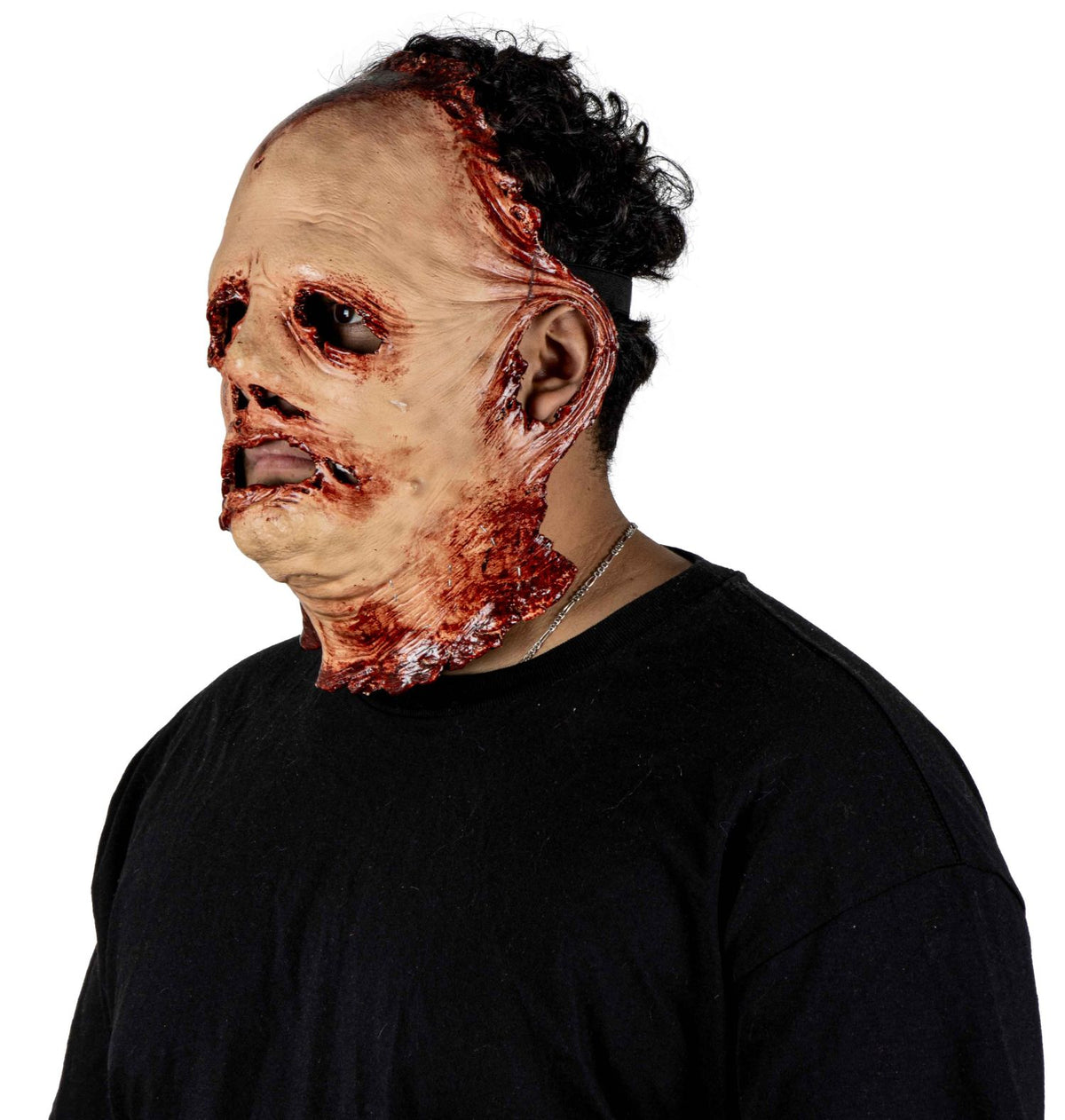 Máscara Leatherface Máscara 2022 Pege - Disfraz de Látex para Halloween y Día de Muertos