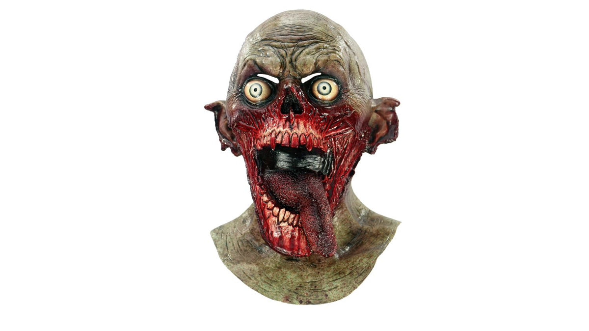 Máscara Lengua Asesino Ghoulish - Disfraz de Látex para Halloween y Día de Muertos