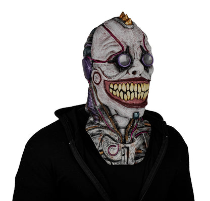 Máscara Lentes Sonrisa Ghoulish - Disfraz de Látex, Hilo LED para Halloween y Día de Muertos