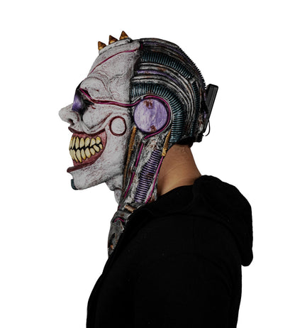 Máscara Lentes Sonrisa Ghoulish - Disfraz de Látex, Hilo LED para Halloween y Día de Muertos