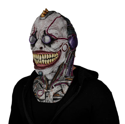 Máscara Lentes Sonrisa Ghoulish - Disfraz de Látex, Hilo LED para Halloween y Día de Muertos