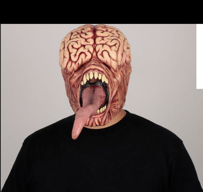 Máscara Licker Económico Ghoulish - Disfraz de Látex para Halloween y Día de Muertos