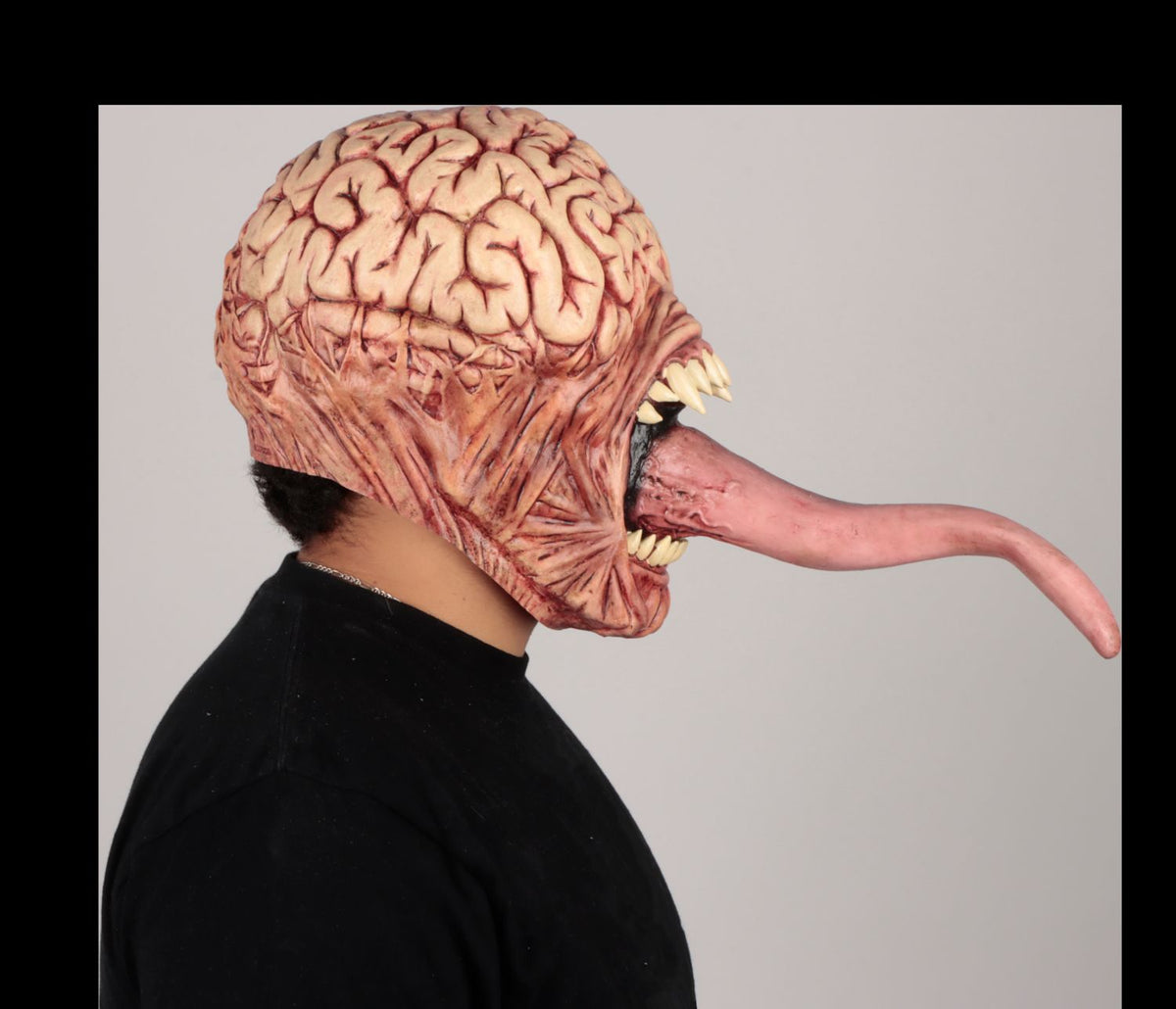 Máscara Licker Económico Ghoulish - Disfraz de Látex para Halloween y Día de Muertos